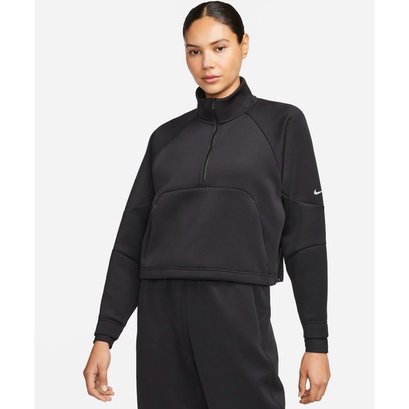 Nike Tops - 🏷️NWT Nike Women's Dri-FIT Prima 1/2-Zip Training Top In Black - Size Small